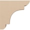 Ekena Millwork 2"W x 10"D x 10"H Thin New Brighton Rough Cedar Woodgrain TimberThane Corbel, Primed Tan CORUR02X10X10NEBRCPR - alternate 4